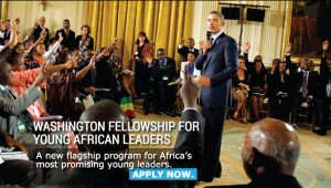 President Obama's Washington Fellowship for Young African Leaders